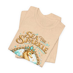 Sea the Sparkle Seahorse T-Shirt — Nautical Mermaid Beach Tee