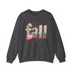 Cozy It’s Fall Y’all Sweatshirt with Floral Design, Perfect for Autumn Style, Thanksgiving Gift, Casual Wear, Seasonal Comfort