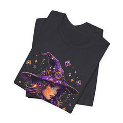 Enchanting Witch Graphic Tee - Perfect for Halloween, Gifts, Parties, Casual Wear, and Witchy Vibes
