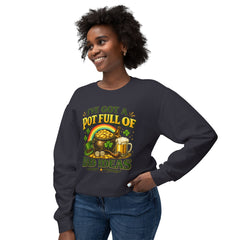 St. Patrick’s 'I’ve Got a Pot Full of Bad Ideas' Crewneck Sweatshirt