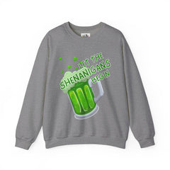 St. Patrick's Day Unisex Crewneck Sweatshirt - Let the Shenanigans Begin