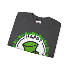 Happy St. Patrick's Day Unisex Crewneck- Leprechaun Hat