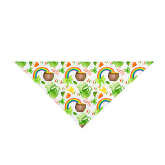 St. Patrick's Day Pet Bandana - Beer and Rainbows
