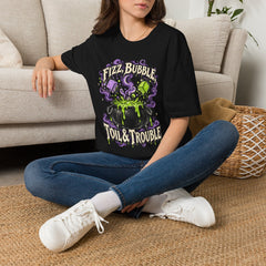 Fizz, Bubble Witch Tee — "Fizz, Bubble, Toil & Trouble" Halloween Graphic T-Shirt BP