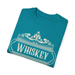 WHISKEY - Victorian label - T-shirt - Military Branches, Right to Bear Arms, American Flag