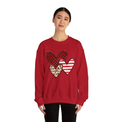 Country Hearts Valentine's Day Sweatshirt