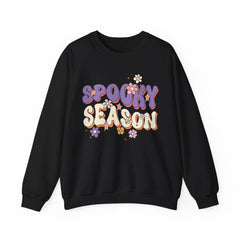 Spooky Season Crewneck Sweatshirt, Unisex Fall Apparel, Halloween Fashion, Cozy Sweatshirt, Autumn Gift Idea, Seasonal Clothing