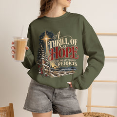 A Thrill of Hope Christmas Sweatshirt
