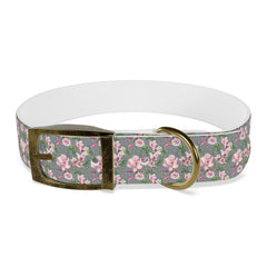 Dog Collar- Pink Flowers