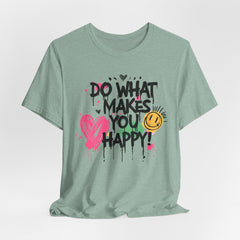 Do What Makes You Happy Tee | Unisex Jersey Short Sleeve Shirt, Positive Vibes Shirt, Gift for Friends, Uplifting Apparel, Casual [...]