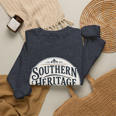 Southern Heritage Crewneck Sweatshirt — Vintage Magnolia Graphic