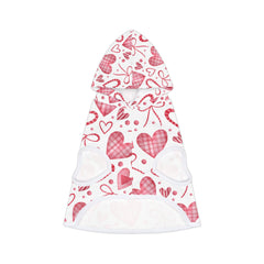 Pet Hoodie - Pink Hearts and Bows - Spoil Your Pet - Valentine's Day