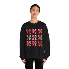 Christmas Red Bow Sweatshirt