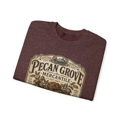 Pecan Grove Mercantile Vintage Logo Sweatshirt - Southern Heritage