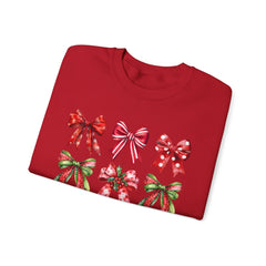 Christmas Red Bow Sweatshirt