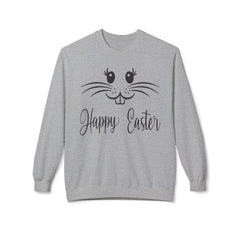 Happy Easter Unisex Fleece Crewneck Sweatshirt