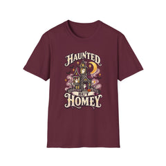 Haunted But Homey T-Shirt — Cute Vintage Haunted House Halloween Tee BP