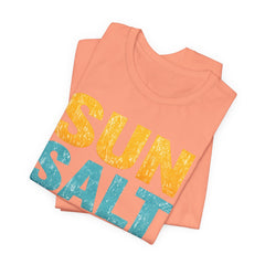 Sun Salt Sand Beach T-Shirt — Retro Coastal Summer Tee