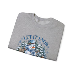 Let It Snow Somewhere Else - Winter  - Sweatshirt - Blue Design
