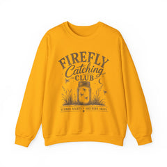 Firefly Catching Club Sweatshirt — Vintage Mason Jar Summer Nights Crewneck - Southern Heritage