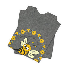"She Bee Fierce" Unisex Jersey Short Sleeve Tee - Inspirational Bee Art Shirt