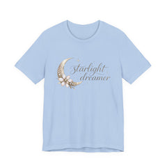 Starlight Dreamer Tee — Moon & Floral Graphic Shirt