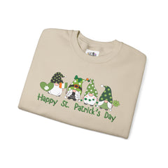 Gnomes Crewneck Sweatshirt - Unisex Happy St. Patrick's Day Apparel