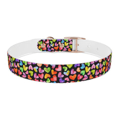 Dog Collar- Rainbow Hearts