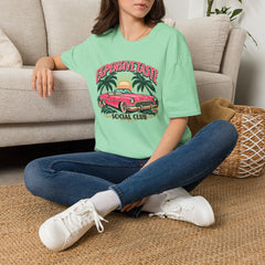 Expensive Taste Social Club T-Shirt — Retro Palm & Classic Car Tee
