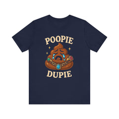 Funny Poop Doopie Emoji Tee, Quirky Graphic, Humorous Apparel, Playful Wear, Fizzing jewelry