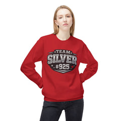Team Silver #925 Crewneck Sweatshirt- Jewelry Lover