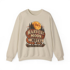 Harvest Moon Motel Sweatshirt — Vintage Autumn Cabin Pullover- Southern Heritage