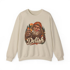 Delish Bigfoot Forest Crewneck Sweatshirt- S’Mores
