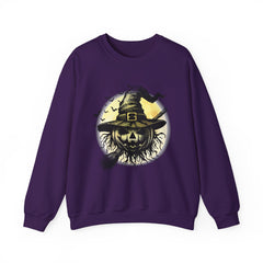 Halloween Witch Sweatshirt, Unisex Sweatshirt for Fall, Cozy Crewneck for Halloween Parties, Spooky Season Apparel, Gift for Witch Lovers