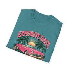 Expensive Taste Social Club T-Shirt — Retro Palm & Classic Car Tee