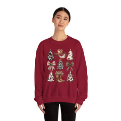 Rustic Coquette Christmas Sweatshirt
