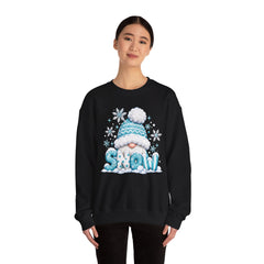 Winter Chill Sweatshirt - Cozy Unisex Crewneck with Snowy Design, Perfect for Holidays, Gifts, Snow Lovers, Warmth, Casual Style