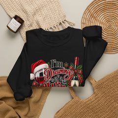"I'm Dreaming of a Wine Christmas" Holiday Crewneck