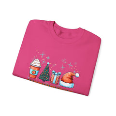 Christmas Coffee Santa Hat Sweatshirt