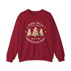 Farm Fresh Christmas Tree Sweatshirt – Cute Cookie Tree Holiday Crewneck