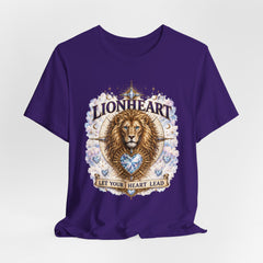 Lionheart T-Shirt — "Let Your Heart Lead" Lion Graphic Tee
