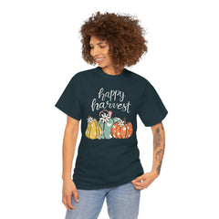 Happy Fall Essential Tee with Pumpkins