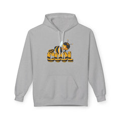 Bee Cool Hoodie - Unisex Fleece Sweatshirt , Eco-Friendly Apparel, Queen Bee Fizzin