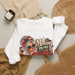 Christmas Cheer Sweatshirt — "Making My Own Christmas Cheer" Holiday Sweatshirt
