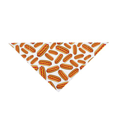 Pet Bandana - A Hot Dog Dog Bandana
