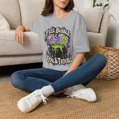 Fizz, Bubble Witch Tee — "Fizz, Bubble, Toil & Trouble" Halloween Graphic T-Shirt BP