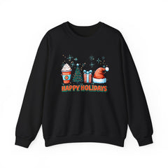 Christmas Coffee Santa Hat Sweatshirt