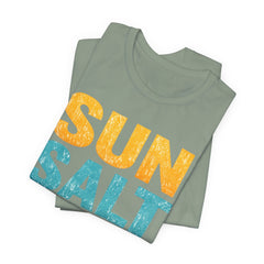 Sun Salt Sand Beach T-Shirt — Retro Coastal Summer Tee