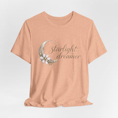 Starlight Dreamer Tee — Moon & Floral Graphic Shirt