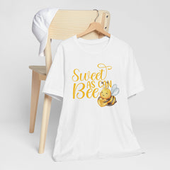 Sweet As Can Bee - Unisex Jersey Tee - Cute Bee Graphic T-Shirt